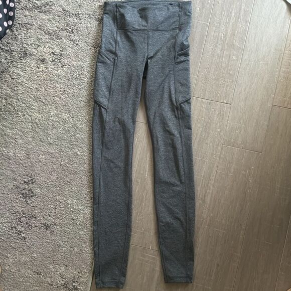 Lululemon Women's Heathered Grey Speed Up Tight *28" Leggings Sz 2 - Picture 5 of 11